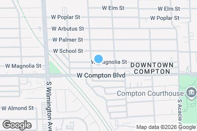 Map image of the property - 528 W Magnolia St