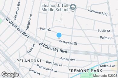 Map image of the property - 741 W Dryden St