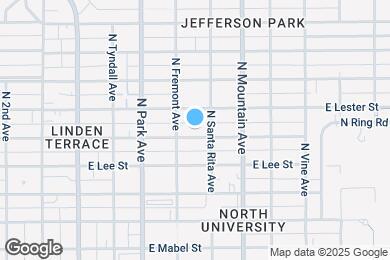 Map image of the property - 1133 E Elm St