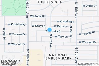 Map image of the property - 19040 N 17th Ave