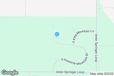 Map image of the property - 895 S Pinnacle Mountain Dr