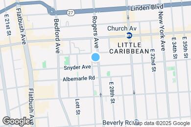 Map image of the property - 2605 Snyder Avenue