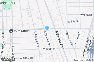 Map image of the property - 9909 S Charles St