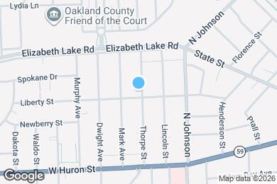 Map image of the property - 117 Thorpe St