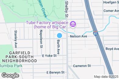 Map image of the property - 2701 Barth Ave