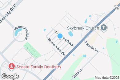 Map image of the property - 3819 Black Hawk Ln