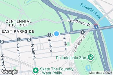 Map image of the property - 3836 W Girard Ave