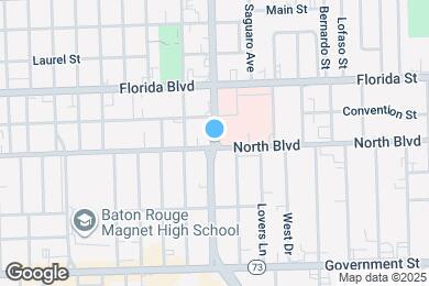 Map image of the property - 1533 N Acadian Thruway