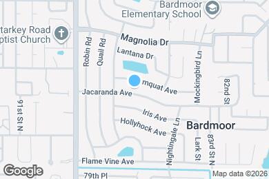 Map image of the property - 8541 Jacaranda Ave