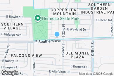Map image of the property - 2121 E Huntington Dr