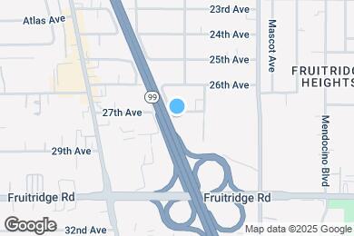 Map image of the property - 3600 27th Ave