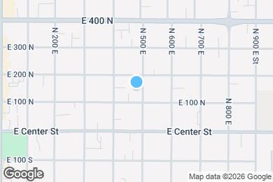 Map image of the property - 145 N 500 E