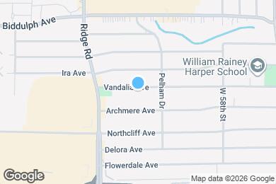 Map image of the property - 6503 Vandalia Ave