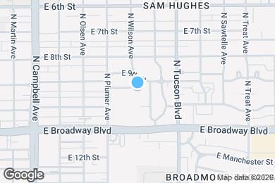 Map image of the property - 2250 E La Mirada St