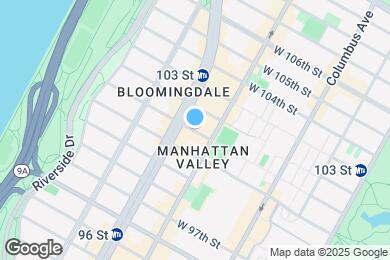 Map image of the property - 215 W 101st St