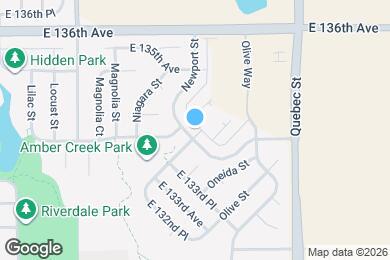 Map image of the property - 13449 Oneida Ln