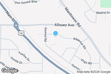 Map image of the property - 2768 Aquarius Rd