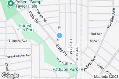 Map image of the property - 977 E 128th St