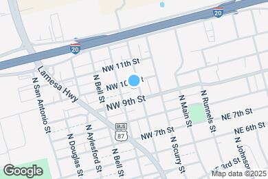 Map image of the property - 907 N Gregg St