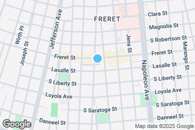 Map image of the property - 2423 Upperline St