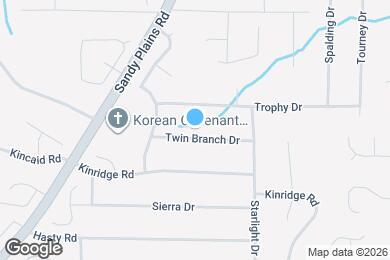 Map image of the property - 1851 Twin Branch Dr