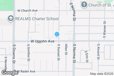 Map image of the property - 437 S Sunset St