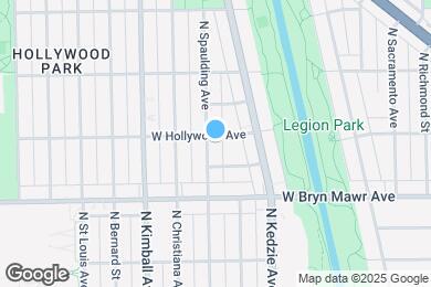 Map image of the property - 5653 N Spaulding Ave