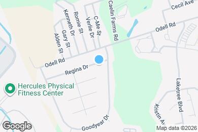 Map image of the property - 603 Regina Dr