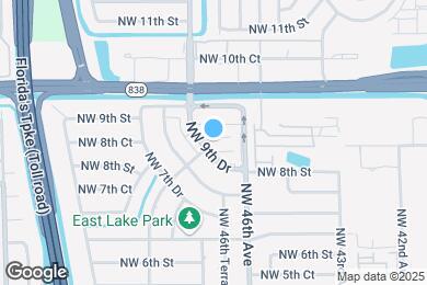 Map image of the property - 4740 NW 9th Dr