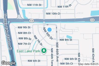 Map image of the property - 829 NW 46th Ave