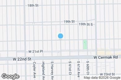 Map image of the property - 6843 W 21st St