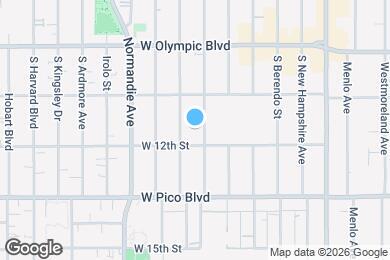 Map image of the property - 1145 1/2 S Kenmore Ave
