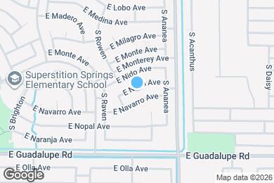 Map image of the property - 7463 E Natal Ave