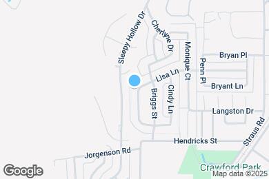 Map image of the property - 821 Lisa Ln