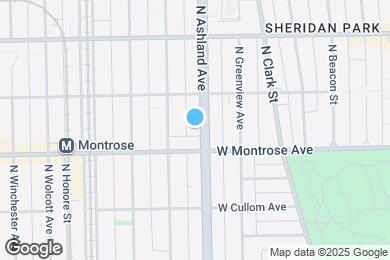 Map image of the property - 4420 N Ashland Ave