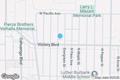 Map image of the property - 2008 N Rose St