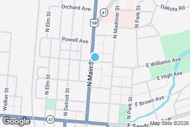 Map image of the property - 436 N Main St