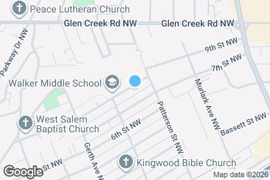 Map image of the property - 1042 8th St NW