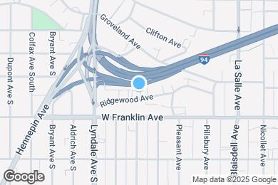 Map image of the property - 440 Ridgewood Ave