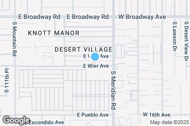Map image of the property - 11520 E Wier Ave