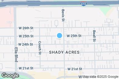 Map image of the property - 1313 W 24th St