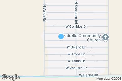 Map image of the property - 3360 W Madera Dr