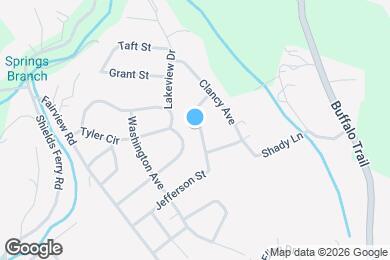 Map image of the property - 1621 Jefferson St