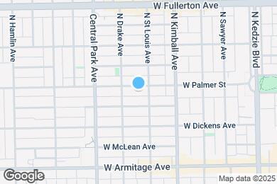 Map image of the property - 3513 W Palmer St