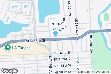 Map image of the property - 1940 NE 185th Ter
