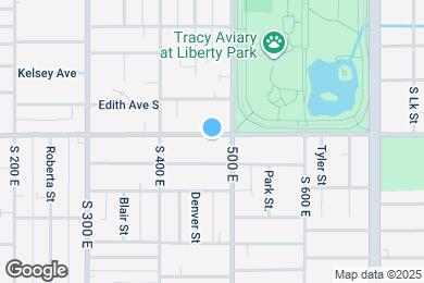 Map image of the property - 464 E 1300 S
