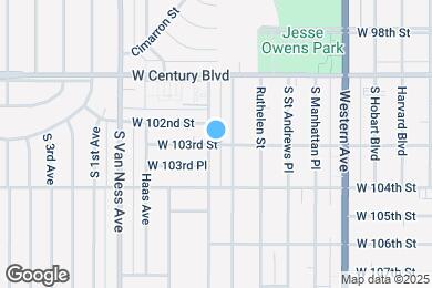 Map image of the property - 2013 W 103rd St
