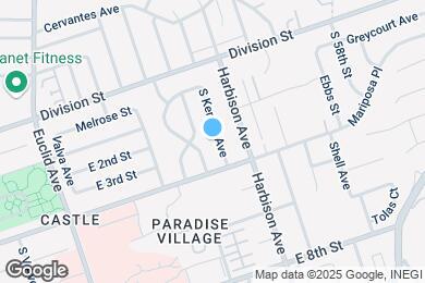 Map image of the property - 302 S Kenton Ave