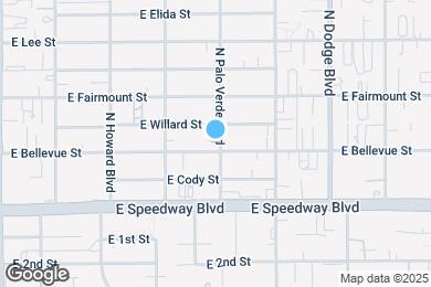 Map image of the property - 1207 N Palo Verde Blvd