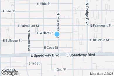 Map image of the property - 3455 E Bellevue St